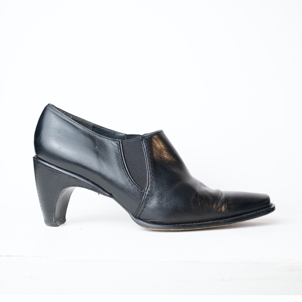 Stuart Weitzman Vintage Leather Western Chelsea Ankle Booties Size 7.5